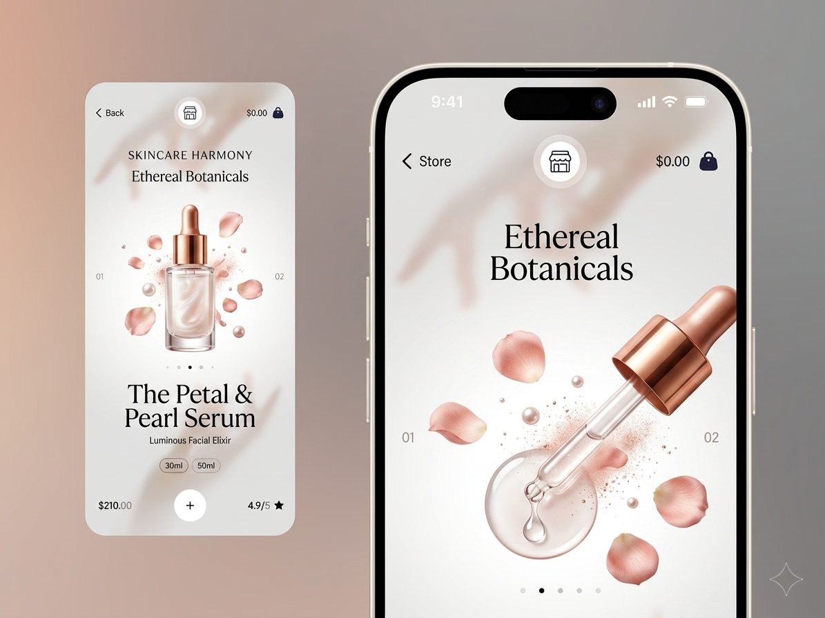 Skincare Products Application